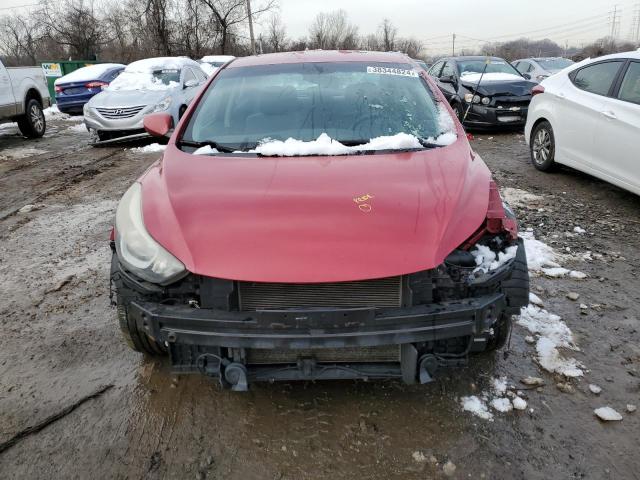 KMHDH4AEXFU350700 - 2015 HYUNDAI ELANTRA SE RED photo 5