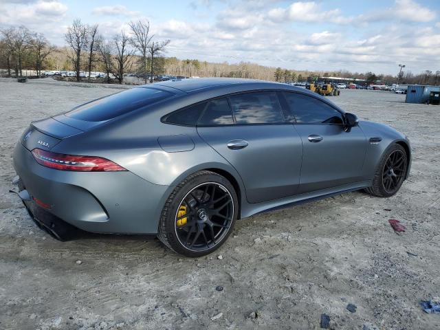 WDD7X8KB1KA005346 - 2019 MERCEDES-BENZ AMG GT 63 S GRAY photo 3