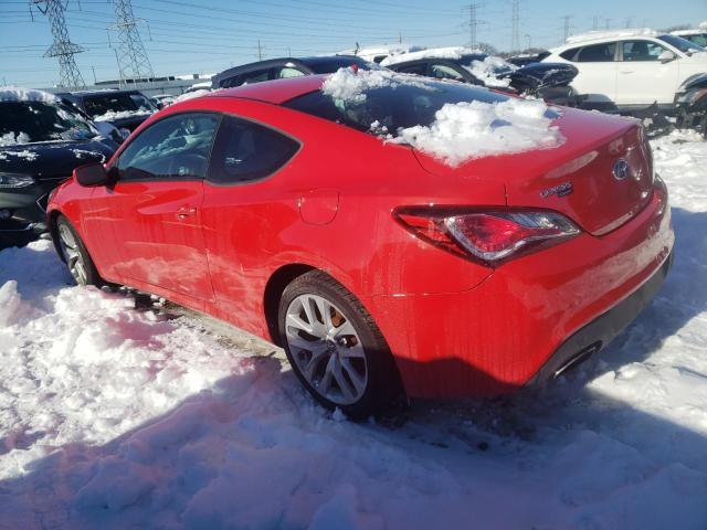 KMHHT6KD7DU089900 - 2013 HYUNDAI GENESIS CO 2.0T RED photo 2