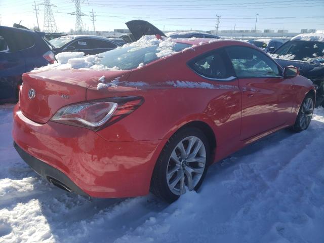 KMHHT6KD7DU089900 - 2013 HYUNDAI GENESIS CO 2.0T RED photo 3