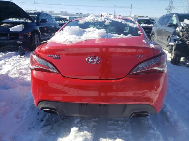 KMHHT6KD7DU089900 - 2013 HYUNDAI GENESIS CO 2.0T RED photo 6