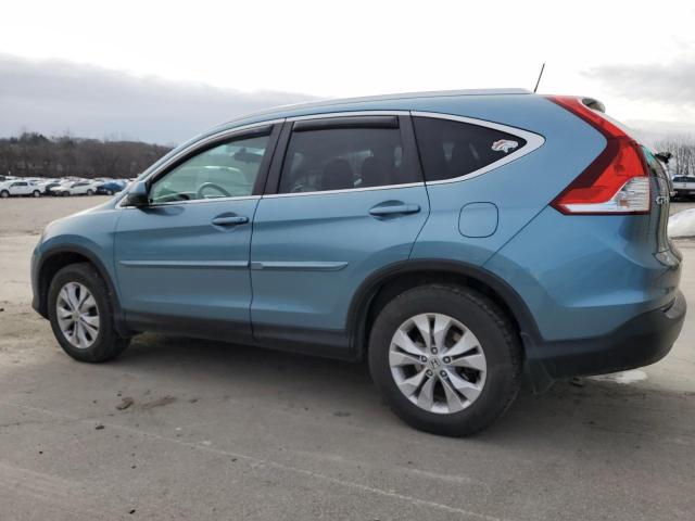 2HKRM4H75EH717721 - 2014 HONDA CR-V EXL TURQUOISE photo 2