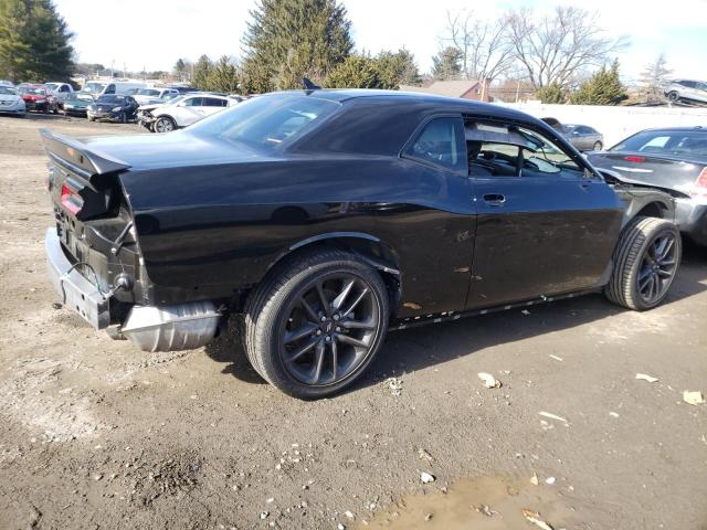 2C3CDZKG5NH149382 - 2022 DODGE CHALLENGER GT BLACK photo 3