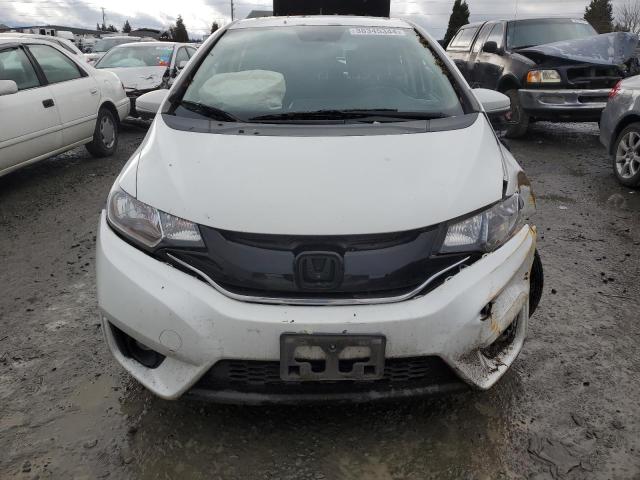 3HGGK5H87FM734254 - 2015 HONDA FIT EX WHITE photo 5