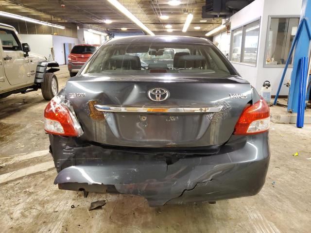 JTDBT903691297961 - 2009 TOYOTA YARIS GRAY photo 6