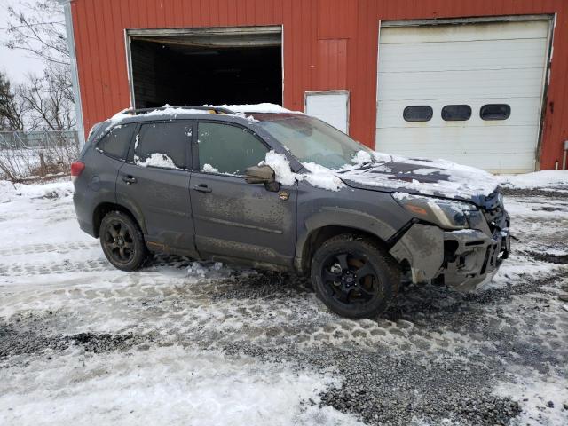 JF2SKAMC6NH483548 - 2022 SUBARU FORESTER WILDERNESS GRAY photo 4