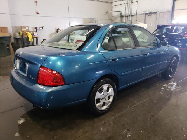 3N1CB51D74L880440 - 2004 NISSAN SENTRA 1.8 BLUE photo 3