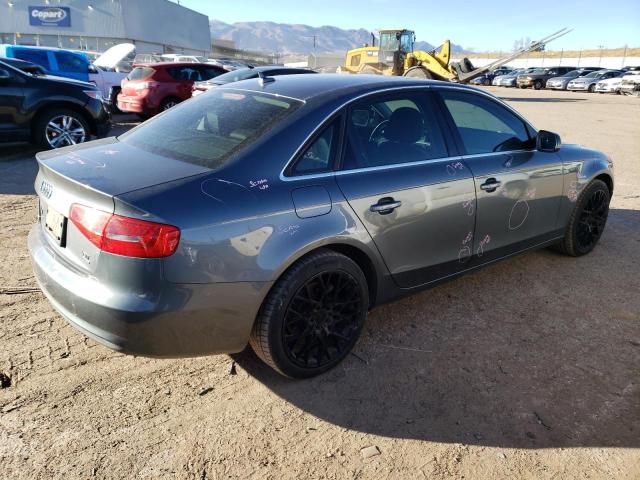 WAUBFAFL8DN044266 - 2013 AUDI A4 PREMIUM GRAY photo 3