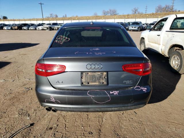 WAUBFAFL8DN044266 - 2013 AUDI A4 PREMIUM GRAY photo 6