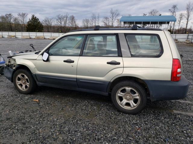 JF1SG63625H745385 - 2005 SUBARU FORESTER 2.5X BEIGE photo 2