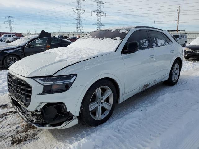 WA1AVAF16KD015880 - 2019 AUDI Q8 PREMIUM WHITE photo 1