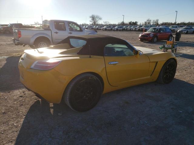 1G8MG35X57Y110701 - 2007 SATURN SKY REDLINE YELLOW photo 3