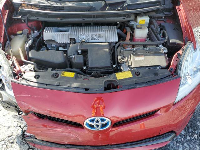 JTDKN3DU1E1785896 - 2014 TOYOTA PRIUS RED photo 11