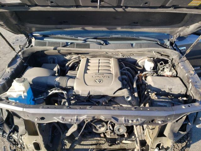 5TFCY5F15EX017801 - 2014 TOYOTA TUNDRA DOUBLE CAB SR/SR5 GRAY photo 11