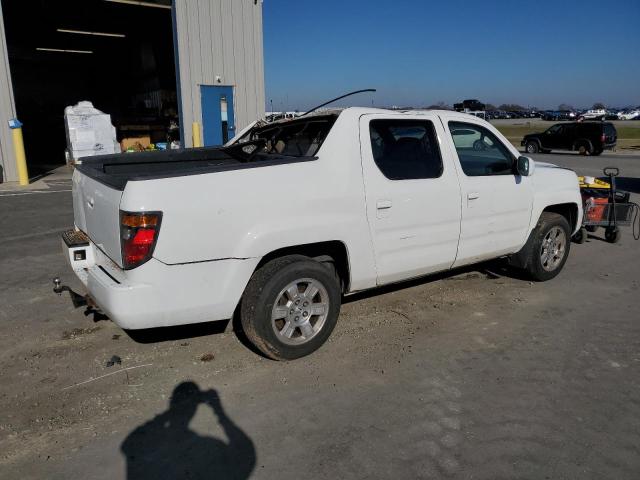 2HJYK16448H511291 - 2008 HONDA RIDGELINE RTS WHITE photo 3