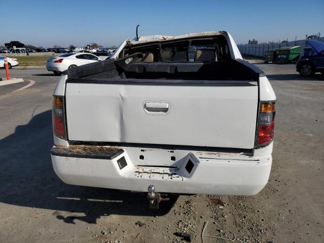 2HJYK16448H511291 - 2008 HONDA RIDGELINE RTS WHITE photo 6