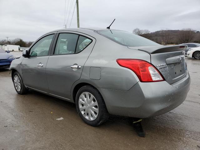 3N1CN7AP2EK460881 - 2014 NISSAN VERSA S GRAY photo 2