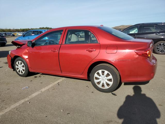 JTDBL40E499091219 - 2009 TOYOTA COROLLA BASE RED photo 2