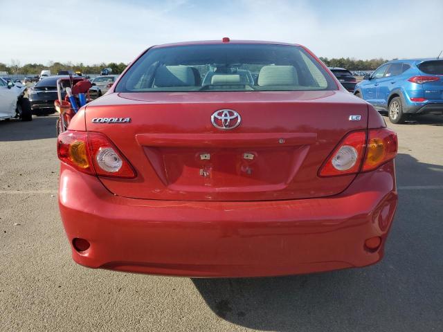 JTDBL40E499091219 - 2009 TOYOTA COROLLA BASE RED photo 6