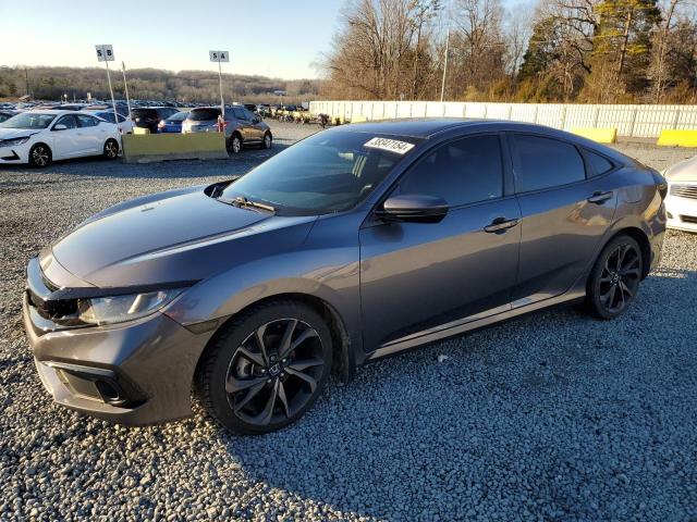 19XFC2F83KE033840 - 2019 HONDA CIVIC SPORT GRAY photo 1