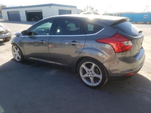 1FAHP3N2XCL343062 - 2012 FORD FOCUS TITANIUM GRAY photo 2