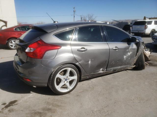 1FAHP3N2XCL343062 - 2012 FORD FOCUS TITANIUM GRAY photo 3