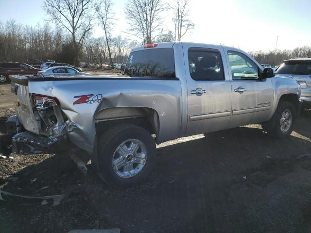 3GCPKSE75DG353345 - 2013 CHEVROLET SILVERADO K1500 LT SILVER photo 3