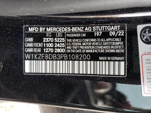 W1KZF8DB3PB108200 - 2023 MERCEDES-BENZ E 350 BLACK photo 13