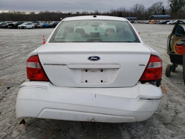 1FAHP24117G143155 - 2007 FORD FIVE HUNDR SEL WHITE photo 6