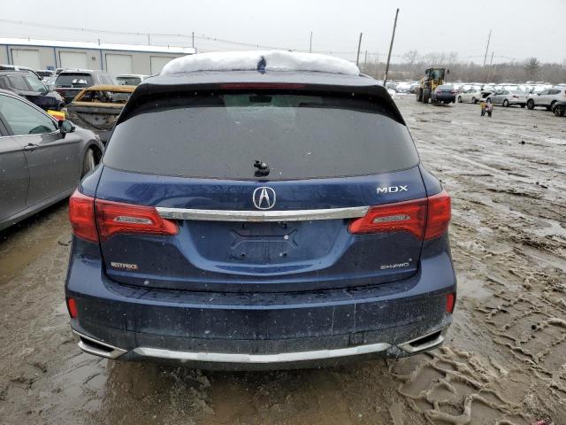 5FRYD4H50HB002163 - 2017 ACURA MDX TECHNOLOGY BLUE photo 6