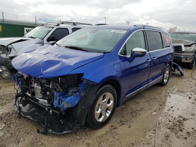 2C4RC1N72JR359223 - 2018 CHRYSLER PACIFICA HYBRID LIMITED BLUE photo 1