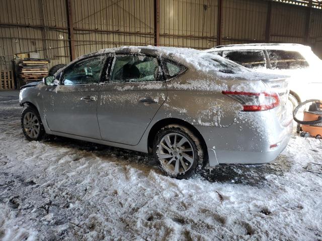 3N1AB7AP8FY367538 - 2015 NISSAN SENTRA S SILVER photo 2