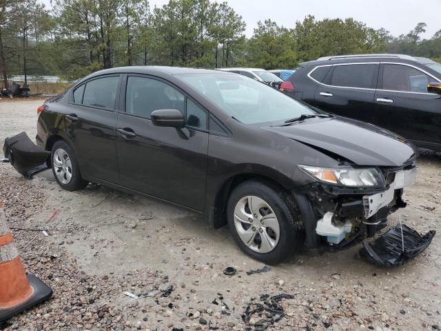 2HGFB2F57EH516962 - 2014 HONDA CIVIC LX BROWN photo 4