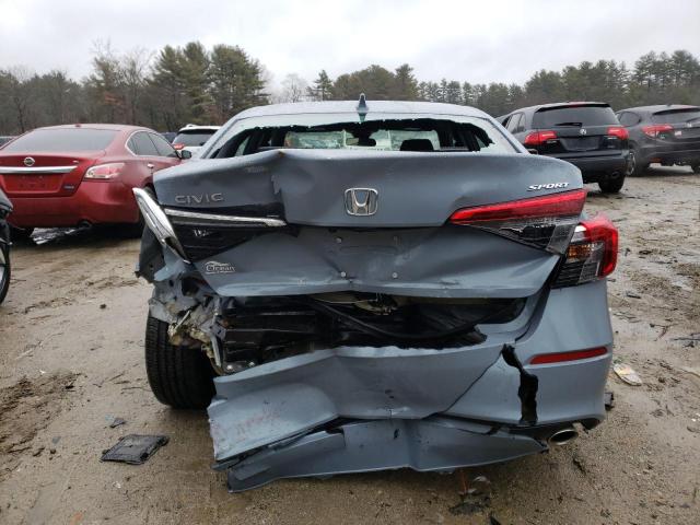 2HGFE2F58NH576241 - 2022 HONDA CIVIC SPORT 蓝色 照片 6