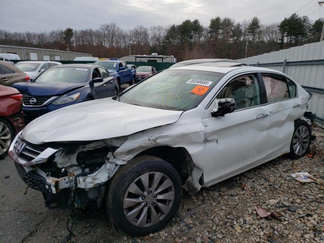 1HGCR2F87DA147770 - 2013 HONDA ACCORD EXL WHITE photo 1