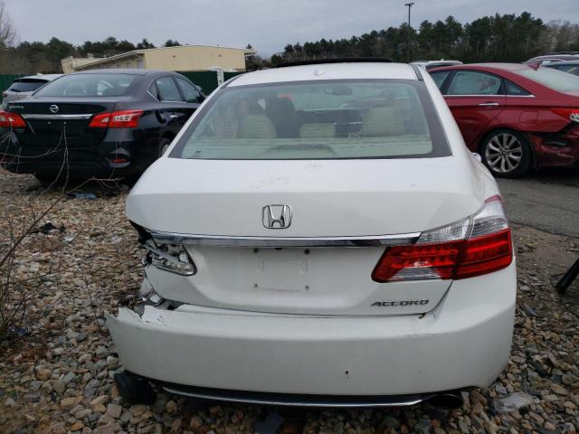 1HGCR2F87DA147770 - 2013 HONDA ACCORD EXL WHITE photo 6