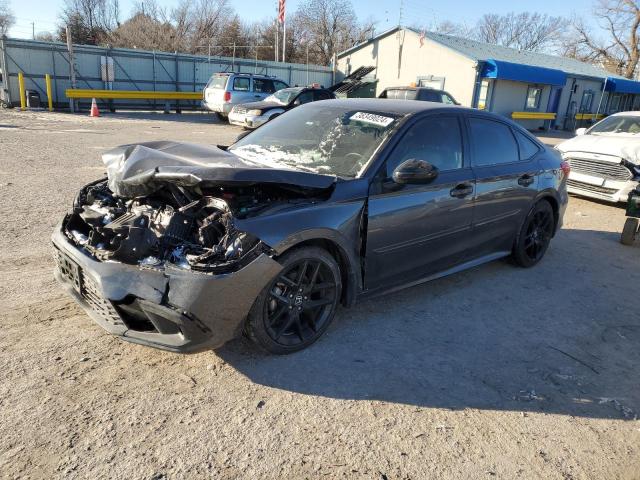 2HGFE2F50NH586259 - 2022 HONDA CIVIC SPORT CHARCOAL photo 1