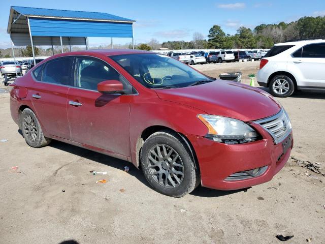 3N1AB7AP3DL755271 - 2013 NISSAN SENTRA S RED photo 4