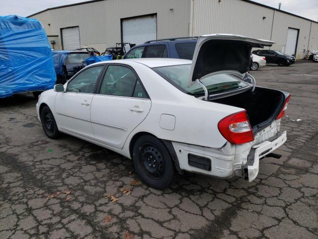 4T1BE32K03U215168 - 2003 TOYOTA CAMRY LE WHITE photo 2