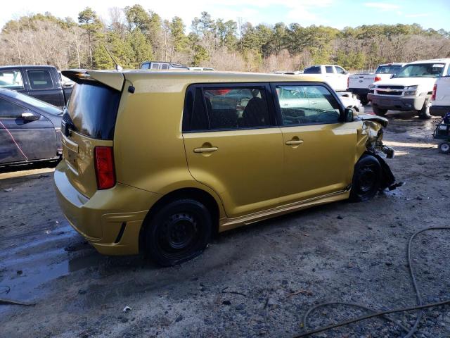 JTLKE50E781055803 - 2008 TOYOTA SCION XB GOLD photo 3