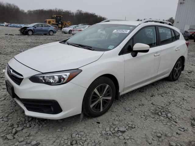 4S3GTAV65N3715841 - 2022 SUBARU IMPREZA PREMIUM WHITE photo 1