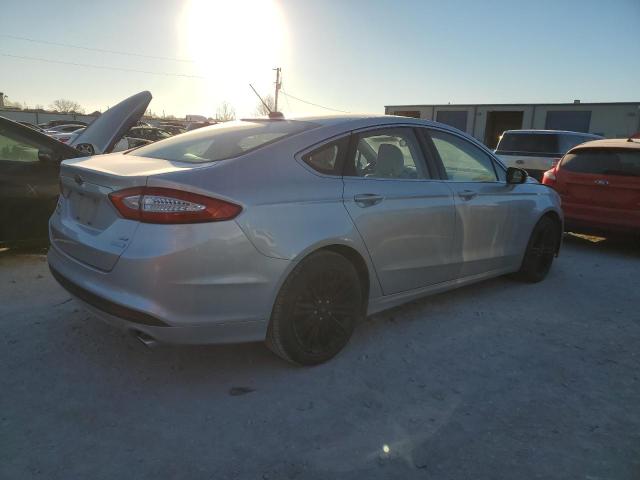 3FA6P0HD7ER233738 - 2014 FORD FUSION SE SILVER photo 3