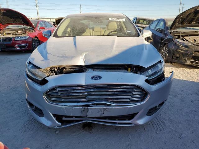 3FA6P0HD7ER233738 - 2014 FORD FUSION SE SILVER photo 5