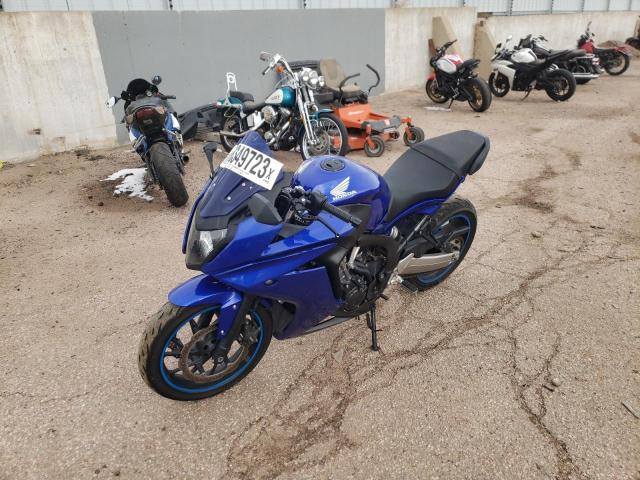 MLHRC7416E5000229 - 2014 HONDA CBR650 F BLUE photo 2