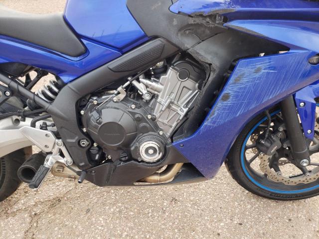 MLHRC7416E5000229 - 2014 HONDA CBR650 F BLUE photo 7