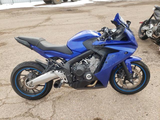 MLHRC7416E5000229 - 2014 HONDA CBR650 F BLUE photo 9