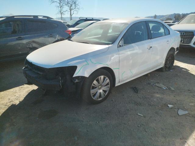 3VW2K7AJ7BM386903 - 2011 VOLKSWAGEN JETTA BASE WHITE photo 1