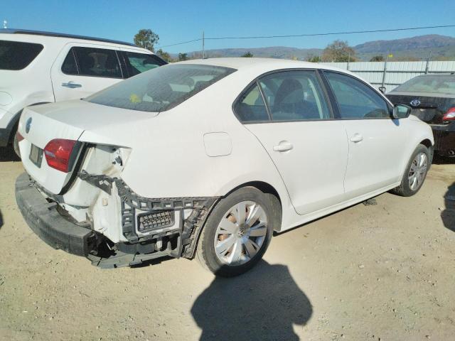 3VW2K7AJ7BM386903 - 2011 VOLKSWAGEN JETTA BASE WHITE photo 3