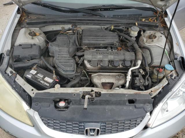 1HGEM221X5L022168 - 2005 HONDA CIVIC DX VP Silber Foto 11