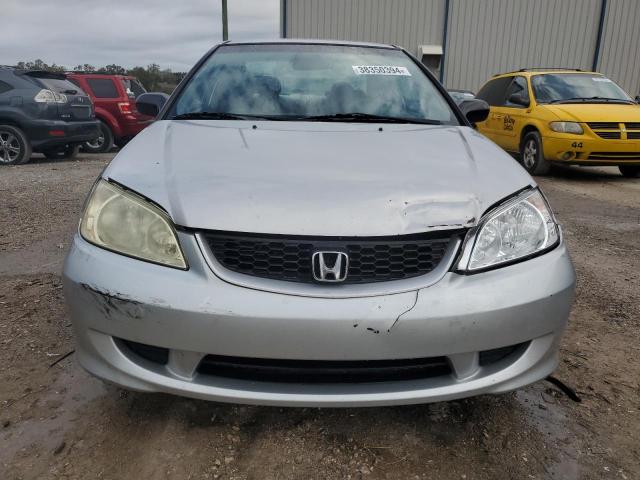 1HGEM221X5L022168 - 2005 HONDA CIVIC DX VP SILVER photo 5